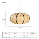 Wabi-sabi Japanese Style LED Ceiling Pendant Light Chandelier by Ljojo