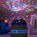 Christmas Halloween Atmosphere Projection Lamp USB Night Light for Bedroom Bed - Ljojo