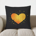 Heart Maze & Stars Digital Print Pillow Cover for Sofa, Bedroom & Car by Ljojo