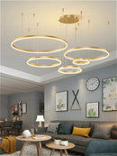 Restaurant Metal LED Chandelier Cream Pendant Light - Ljojo Dinning Living Room Hanging Lamp