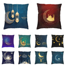 Eid Mubarak Ramadan Pillow Cases for Islamic Home Decor by Ljojo