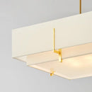 Modern Circle Led Ceiling Lights Chandelier for Living Dining Room Kitchen Bedroom by Ljojo