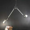 Ljojo Long Arm Aluminium Pendant Light Modern Hanging Lamp E27 Bulb Dining Room Bedroom