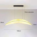 Ljojo LED Pendant Light Modern Stylish Sailboat Chandelier for Home Decoration