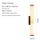 Modern Spanish Marble Wall Lamp Solid Copper Luxury LED Light for Living Room by Ljojo