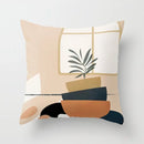 Ljojo Mid Century Geometry Abstract Pillow Case for Home Sofa Decor