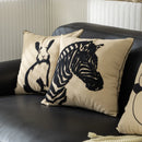 Embroidered Animal Cushion Cover 45x45cm by Ljojo - Puppy Horse Panda Bunny Zebra