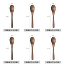 Ljojo Long Handle Wooden Soup Spoon Set of 6