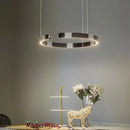 Ljojo Modern Ring Ceiling Chandelier LED Lamp Eye Protecting Pendant Light