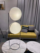 E27 LED Metal Chrome Desk Lamp with White Acrylic Ball Lights by Ljojo