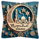 Ljojo 3D Castle Crescent Moon Pillowcase - Home Room Decoration