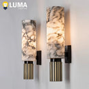 Ljojo Marble Wall Lamp - Elegant LED Copper Sconce for Home Decor