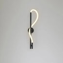 Minimalist LED Wall Lamp Shaped Line Art Decor Lights for Modern Living Room by Ljojo