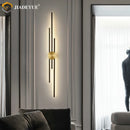 LED Nordic Long Wall Lamp Modern Living Room Bedroom Decorative Light by Ljojo