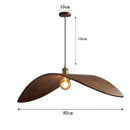 Walnut LED Pendant Lamp Modern Minimalist Dining Room Chandelier by Ljojo