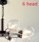 Modern Glass Chandelier for Kitchen Pendant Light Minimalist Creative Bedroom Dining Room Ljojo