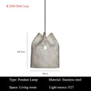 Italian Pendant Lights Stainless Steel Chandeliers for Living Room by Ljojo