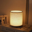 LED European Style Cloth Covered Desk Lamp with USB Switch Control | Nordic Bedroom Table Light by Ljojo