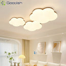 Cloud Cream LED Ceiling Light Chandelier Industrial Bauhaus Chic Home Lamps - Ljojo