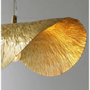 Ljojo Lotus Leaf Chandelier: Zen Tea Table Retro Creative Lighting for Kitchen Staircase Bar