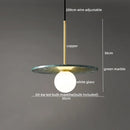 Ljojo Marble Copper LED Pendant Lamp for Modern Interiors