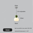 Ljojo Elegant LED Pendant Light Modern Chandelier Fixture for Bedroom Dining Room