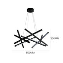 Ljojo LED Chandelier Dimming Ceiling Light for Modern Home Decor