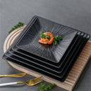 Ljojo Melamine Square Dinner Plate Set - Commercial Grade Western Dishes