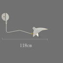 Ljojo Long Arm LED Wall Sconce for Living Room Bedroom