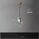 LED Hanging Copper Pendant Light Modern Creative Blue Beauty Home Decor Indoor Restaurant Room Lobby Factory Outlet by Ljojo