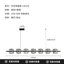 Ljojo Restaurant Pendant Light Modern Minimalist Bar Counter Glass Strip Light Nordic Designer