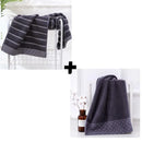 Ljojo 100% Cotton Hand Face Towels Set: White Brown Grey Blue Mixed Color Hotel Home Bath Towel Washcloth Set
