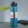 Ljojo 24H Insulated Stainless Steel Water Bottle with Handle, BPA-Free Sports Thermos
