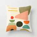 Ljojo Mid Century Geometry Abstract Pillow Case for Home Sofa Decor