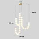 Ljojo LED Pendant Chandeliers Staircase Lighting for Modern Living Room Decor