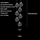 Modern Lustre Bubble Crystal Pendant Light for Living Dining Room Decor by Ljojo