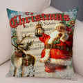 Christmas Santa Claus Pillowcase - Ljojo Christmas Day Party Sofa Decoration Gift
