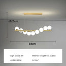Nordic Led Chandelier Luxury Pendant Light for Kitchen Living Room Home Decor by Ljojo