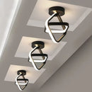 Modern LED Dimmable Ceiling Light 2 Ring Creative Living Room Hallway Balcony Office Lighting by Ljojo