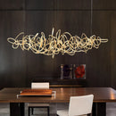 LED Restaurant Chandelier: Modern Nordic Iron Art Tree Chandelier by Ljojo