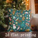 Christmas Pattern Rectangle Pillowcase for Sofa Bedroom Car Pillow Cover by Ljojo