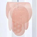 LED Modern Pink Hollow Restaurant Pendant Lights Minimalist Dinning Art Hanging Lamp Ljojo