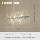 Nordic Crystal Dandelion Chandelier Pendant Light for Kitchen Dining Room by Ljojo