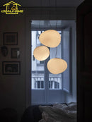Italian Design Minimalist Pebble Pendant Lights LED E27 Glass Hanging Lamp - Ljojo