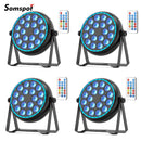 Ljojo™ RGBW LED Par Light 4IN1 DJ Party Lights with Remote Control