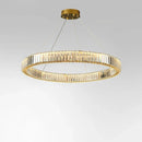 Modern Crystal LED Pendant Light for Bedroom | Ljojo Hanging Lamp | Indoor Illumination Chandelier