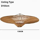 Japanese Wabi-sabi Rattan Pendant Light Chandelier for Home Decor by Ljojo