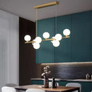 Modern Copper Glass Ball Pendant Lights Dining Kitchen Chandeliers by Ljojo