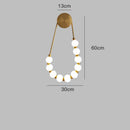 Ljojo Acrylic Ball Necklace Wall Lamp - Stylish Sonce Light for Modern Home Decor