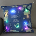 Ljojo Merry Santa Claus LED Light Pillow Cover - Home Decoration